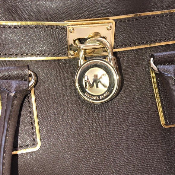Michael Kors MK Large Saffiano Leather Hamilton - Picture 2 of 8
